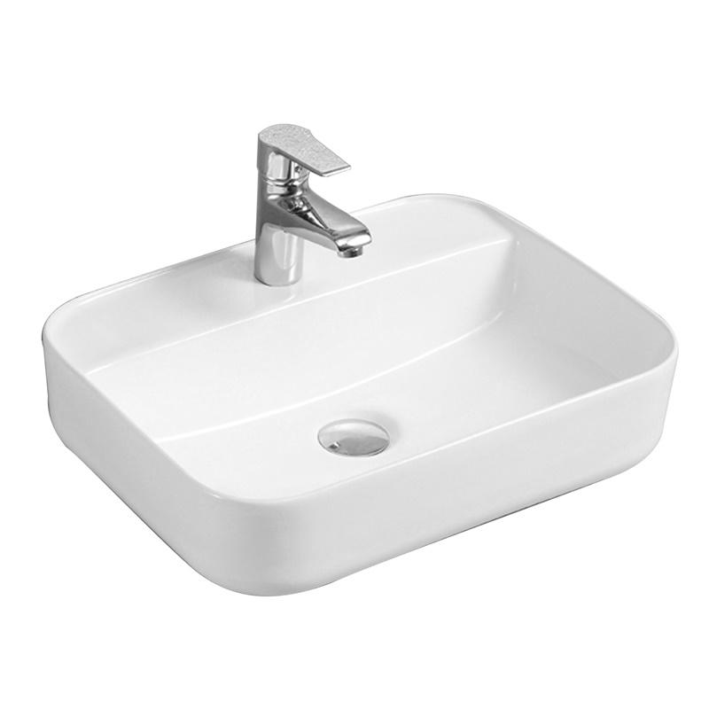 YS28455	Ceramic above counter basin, artistic basin, ceramic sink;