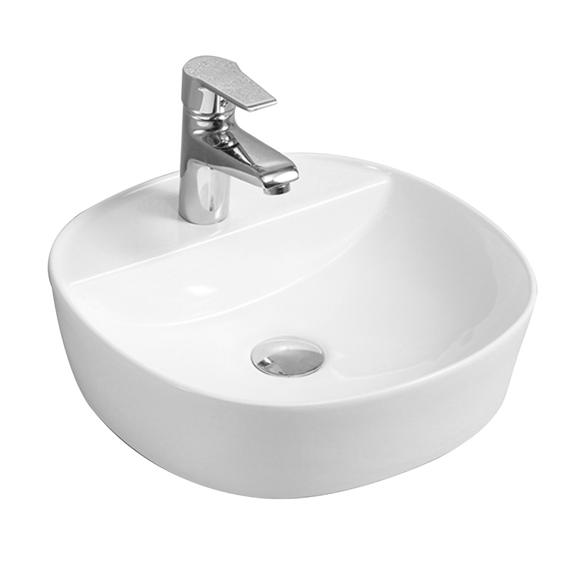 YS28456	Ceramic above counter basin, artistic basin, ceramic sink;