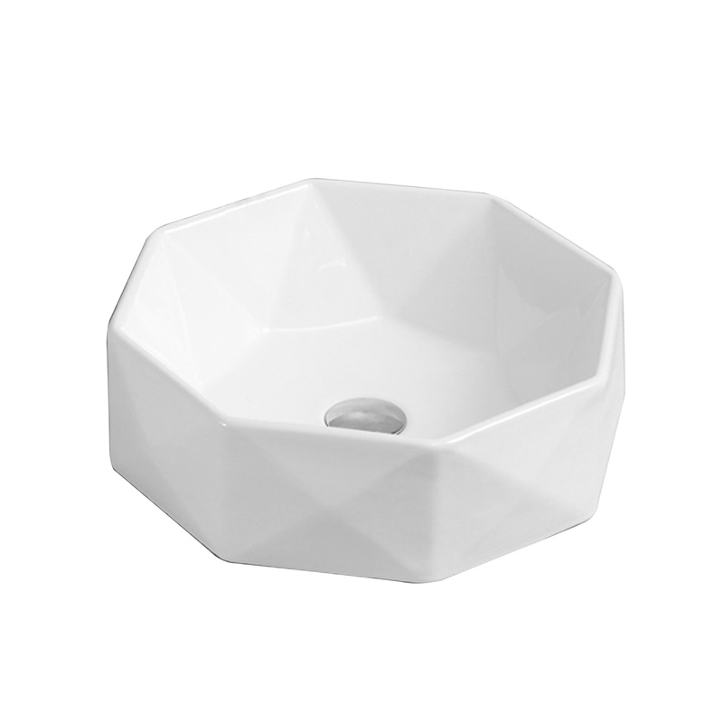 YS28461	Ceramic above counter basin, artistic basin, ceramic sink;