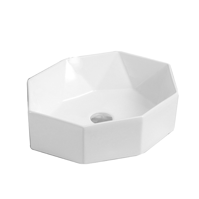 YS28462	Ceramic above counter basin, artistic basin, ceramic sink;