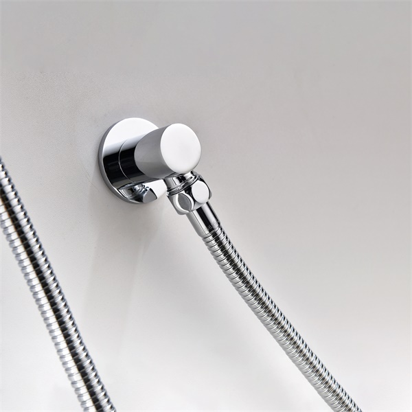 YS359	Brass water inlet, wall shower connector;