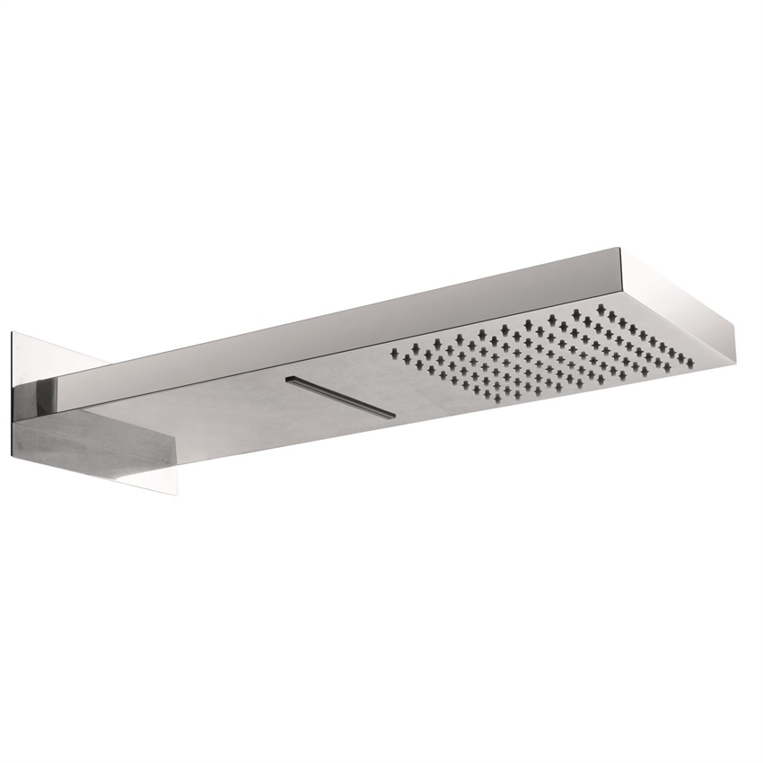 YS78609	SUS304 wall-mounted rain shower head with waterfall;