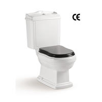 YS22209S	Retro design 2-piece ceramic toilet, close coupled P-trap washdown toilet;