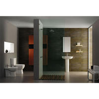 YS22212S	Retro design 2-piece ceramic toilet, close coupled P-trap washdown toilet;