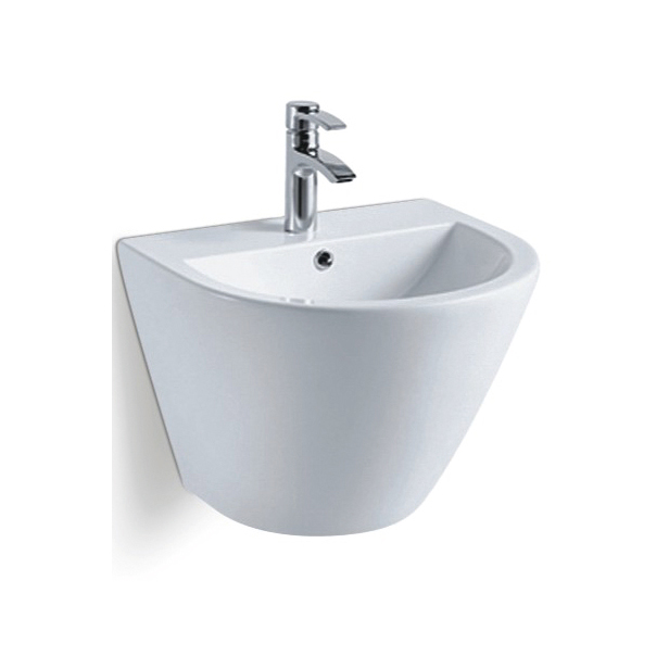 YS22261B	Ceramic wall mounted basin, one piece totem basin;