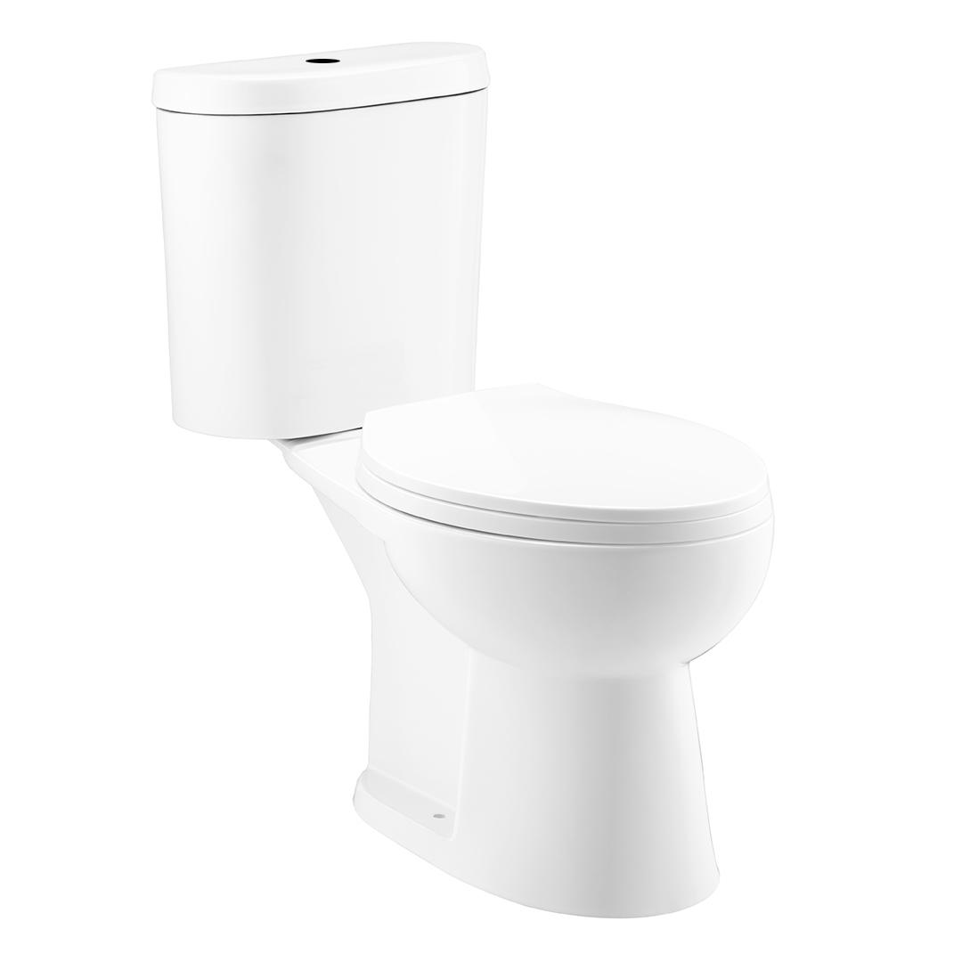 YS22203	2-piece ceramic toilet, enlongated S-trap toilet, TISI/SNI certified toilet;