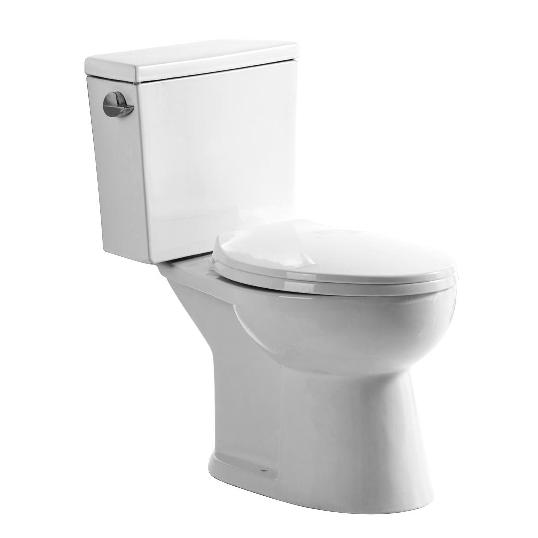 YS22241	2-piece ceramic toilet, enlongated S-trap toilet, TISI/SNI certified toilet;