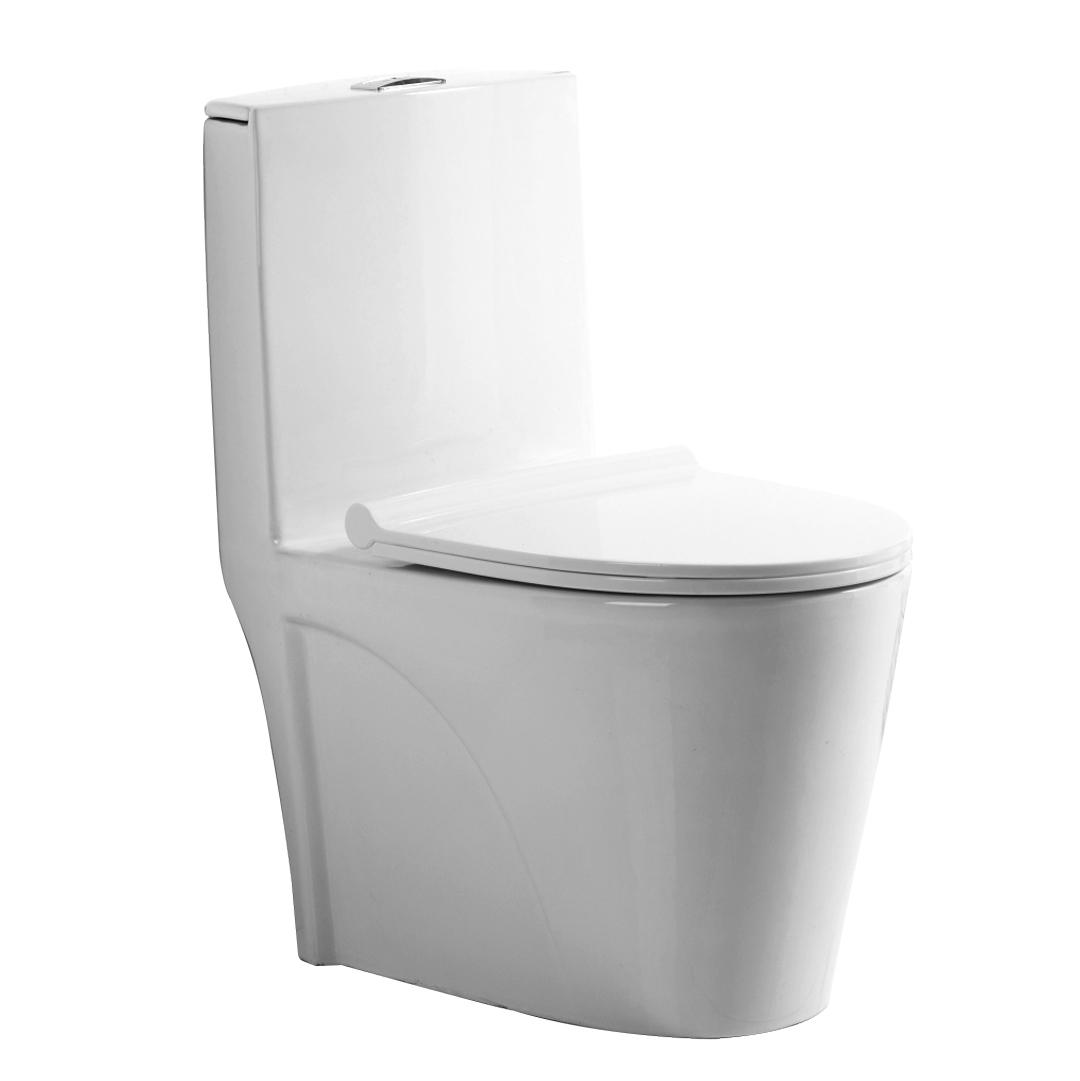 YS24211	One piece ceramic toilet, siphonic;