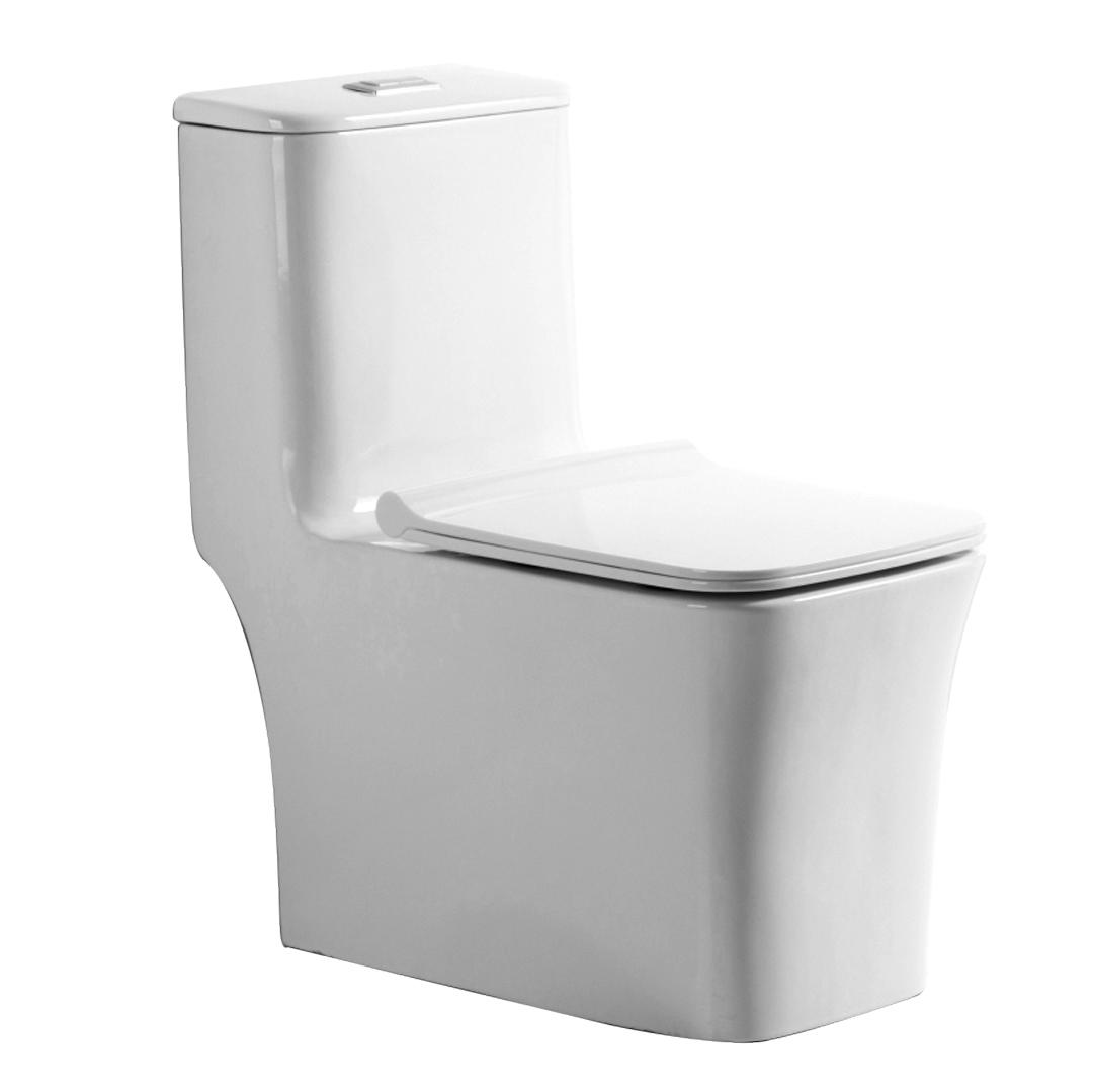 YS24213	One piece ceramic toilet, siphonic;