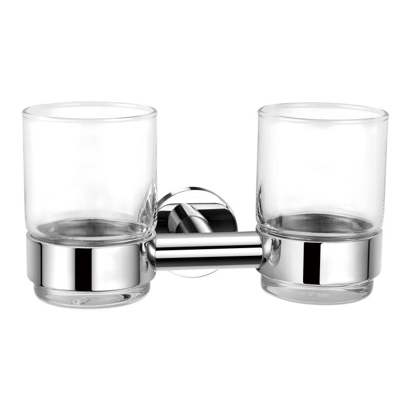 17984D	Bathroom accessories, Tumbler holder, zinc/brass/SUS Tumbler holder and glass cup;