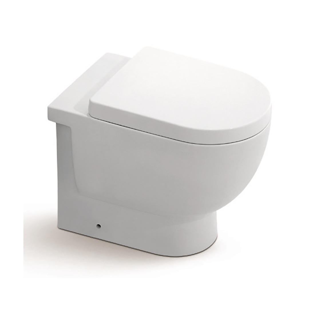 YS22214F	Single standing ceramic toilet, P-trap washdown toilet;