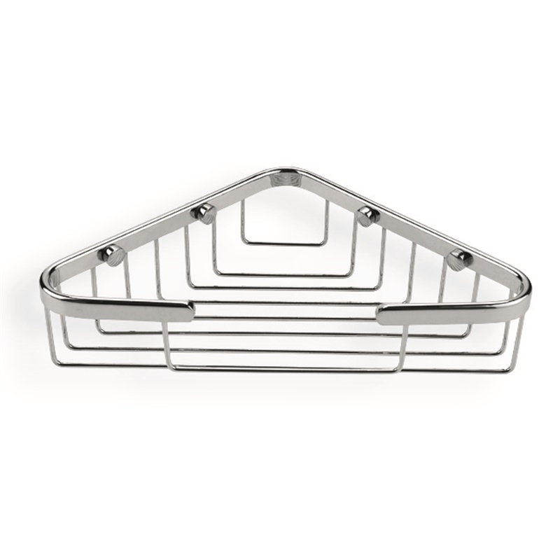 What are the benefits of using metal materials for bathroom storage baskets?