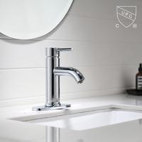 M0099	UPC, CUPC certified bathroom sink faucet, 1-handle Single Hole/4-in Centerset basin faucet;