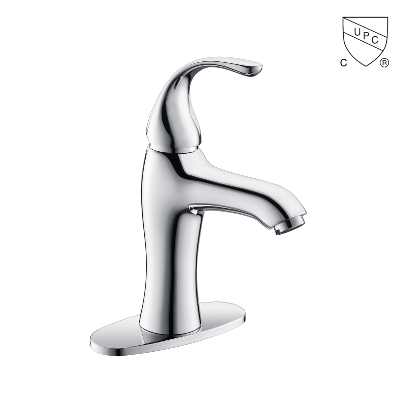 M0151	UPC, CUPC certified bathroom sink faucet, 1-handle Single Hole/4-in Centerset basin faucet;