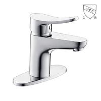 M0152	UPC, CUPC certified bathroom sink faucet, 1-handle Single Hole/4-in Centerset basin faucet;
