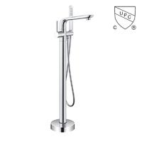 Y0074CP	UPC, CUPC certified freestanding bathtub faucet, floor mount tub faucet;