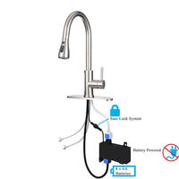 3138 touchless kitchen faucet, touch on sink faucet, pull-out spout;