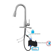 3139 touchless kitchen faucet, touch on sink faucet, pull-out spout