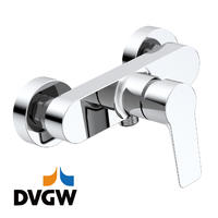 3187-20	DVGW certified, brass faucet single lever hot/cold water wall-mounted shower mixer