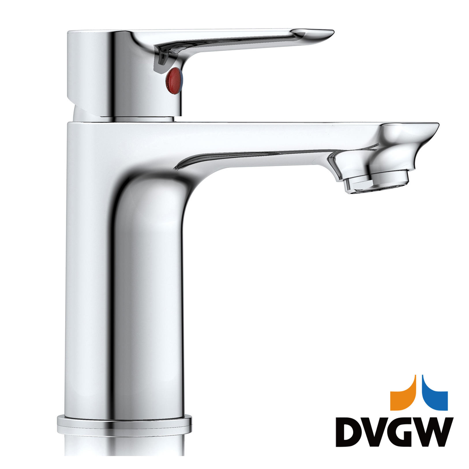 3187-30	DVGW certified, brass faucet single lever hot/cold water deck-mounted basin mixer