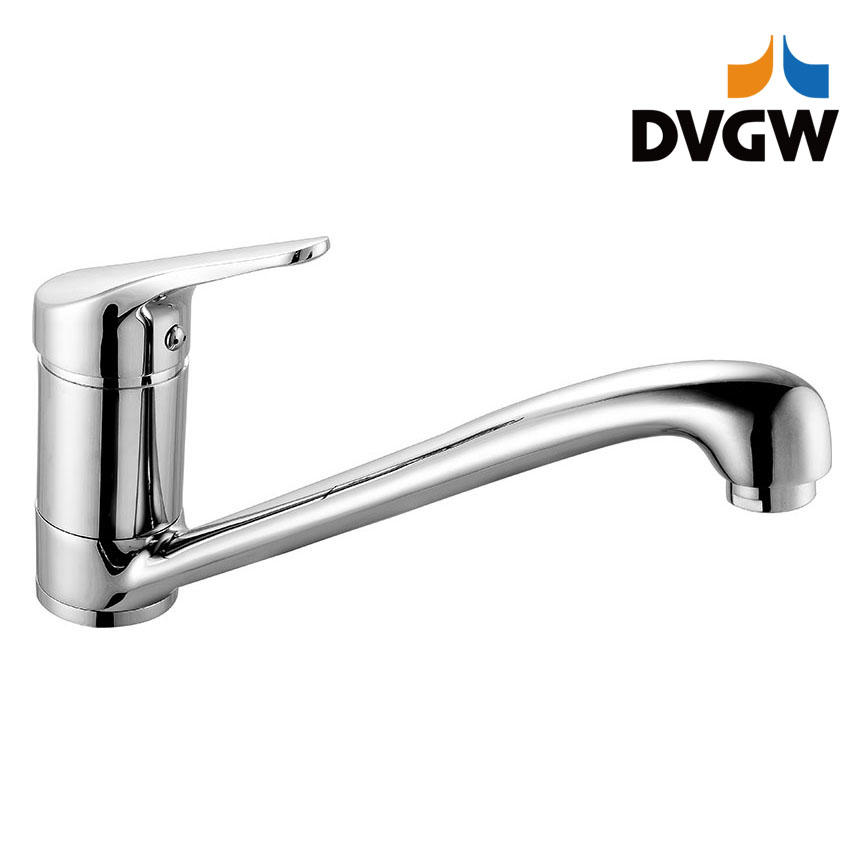 4135-50	DVGW certified, brass faucet single lever hot/cold water deck-mounted kitchen mixer, sink mixer