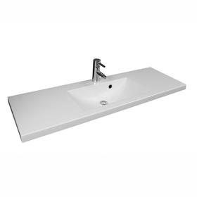 What are the benefits of using artificial stone for cabinet basins?