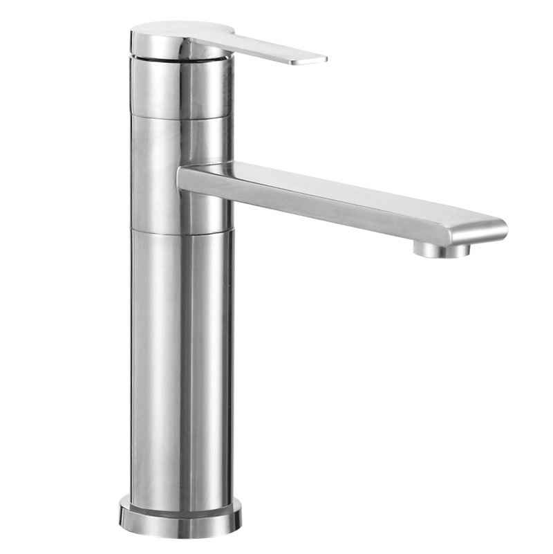 3310-30	SUS304 faucet single lever hot/cold water deck-mounted basin mixer