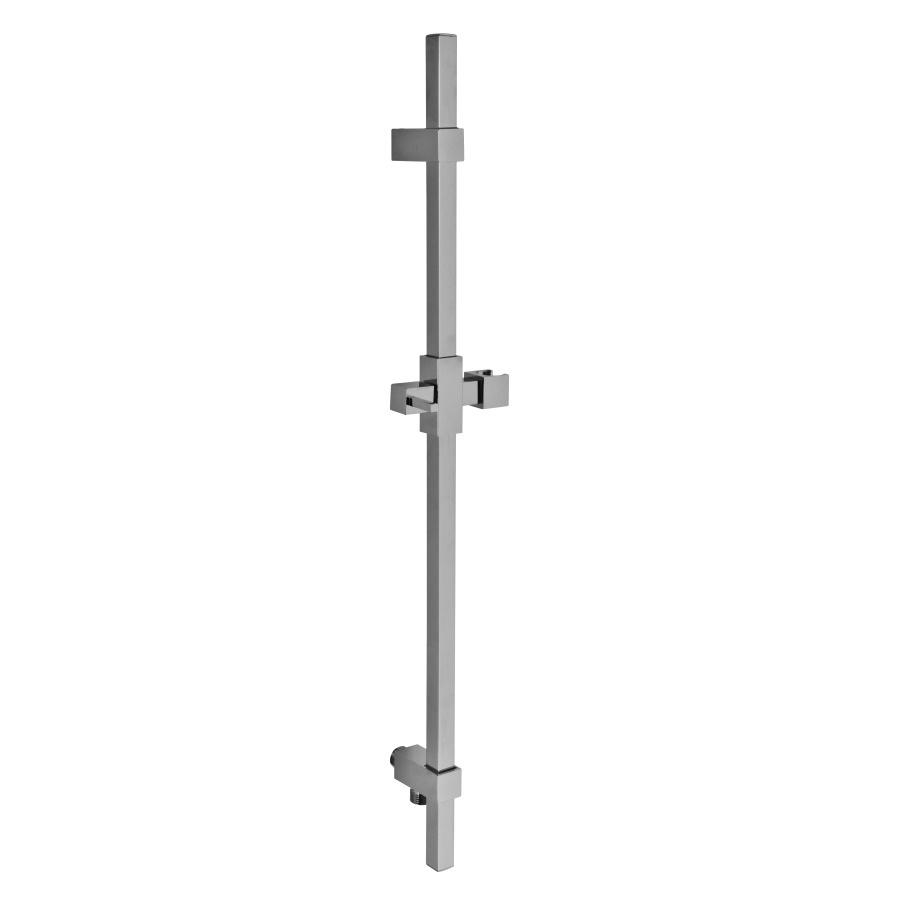 SR175	Brass square sliding bar with bottom water inlet, shower rail, shower wall rail;