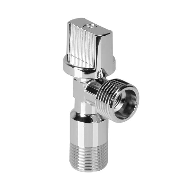 YS476	Brass Angle Valve, Shut Off Water Angle Stop Valve, for Faucet and Toilet, Wall Mounted