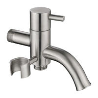 1001B4	#304 stainless steel  tap, brushed surface
