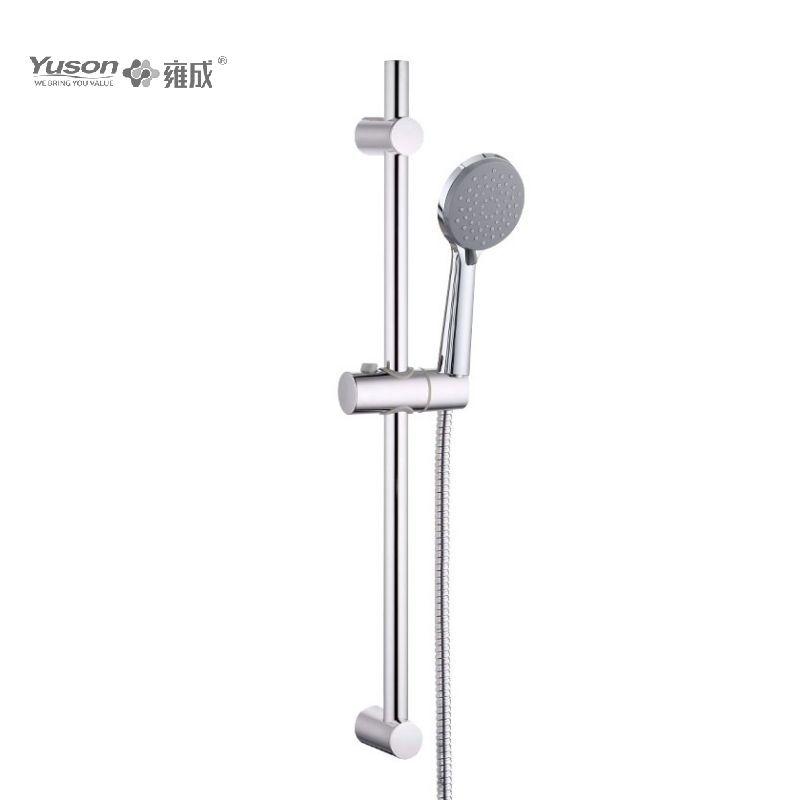 YS33278A ø19mm Sliding shower set SS Sliding Bar, 3-Function Hand Shower 1.5m Stainless Steel Shower Hose