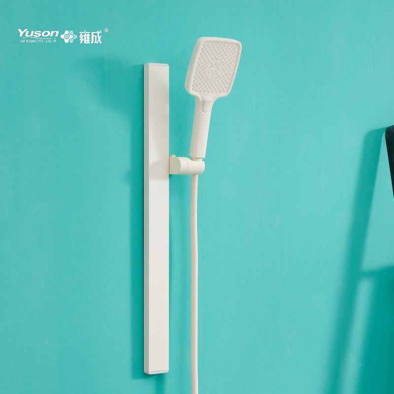 YS33132	Flat Design Aluminum Sliding Shower Set, 3-Function Silicon Nozzles, PFFC Shower Hose
