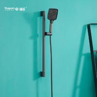 YS33131	Aluminum Sliding Shower Set, 3-Function Silicon Nozzles, PFFC Shower Hose