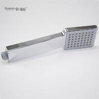YS33227	Square SUS Sliding Rail Shower Set, 1-Function Hand Shower, Sliding Shower Rail with Height Fixed, 1.5m Stainless Steel Shower Hose