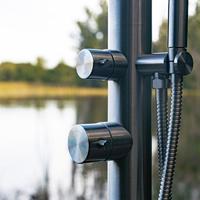 YS78667 2-Function 304 or 316l Outdoor Pool Shower Column For Poolside Resorts, Beachfront High Corrosion Area With ø200mm Rain Shower Head