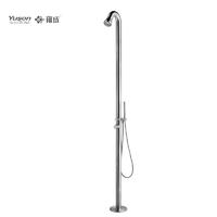 YS78664 2-Function 304 or 316l Outdoor Pool Shower Column For Poolside Resorts, Beachfront High Corrosion Area With Hand Shower