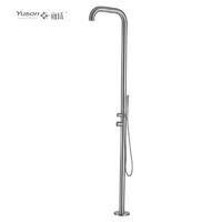 YS78672 2-Function 304 or 316l Outdoor Pool Shower Column For Poolside Resorts, Beachfront High Corrosion Area