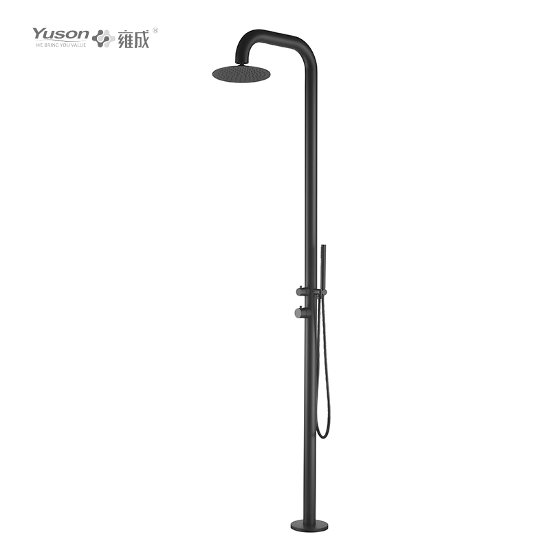 YS78678 2-Function 304 or 316l Outdoor Pool Shower Column For Poolside Resorts, Beachfront High Corrosion Area