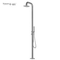 YS78678 2-Function 304 or 316l Outdoor Pool Shower Column For Poolside Resorts, Beachfront High Corrosion Area