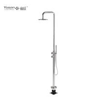 YS78686 2-Function 304 or 316l Outdoor Pool Shower Column For Poolside Resorts, Beachfront High Corrosion Area