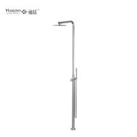 YS78687 2-Function 304 or 316l Outdoor Pool Shower Column For Poolside Resorts, Beachfront High Corrosion Area