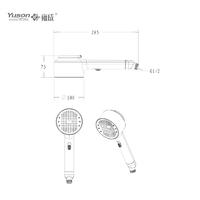 P1271 Aroma & Filtered Shower Head, 3-Function Aroma Scent Shower Head