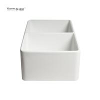YS27104-3318D	33x18 Inch Double Bowls FFC Fine Fireclay China Apron front kitchen sink Fine Fireclay China kitchen sink