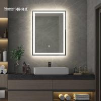 YS57102	Mordern Rectangle Shape Wall-mounted LED mirror, Anti-fog LED mirror