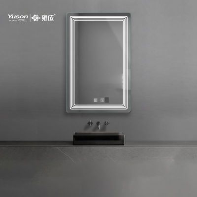 YS57104	Mordern Rectangle Shape bathroom mirror, LED mirror, Anti-fog LED mirror