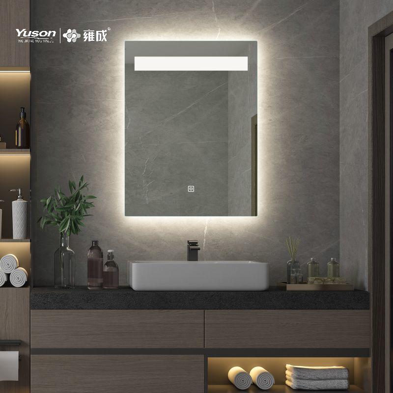 YS57107	Mordern Rectangle Shape LED bathroom mirror, Illuminated vanity mirror, Dimmable LED mirror