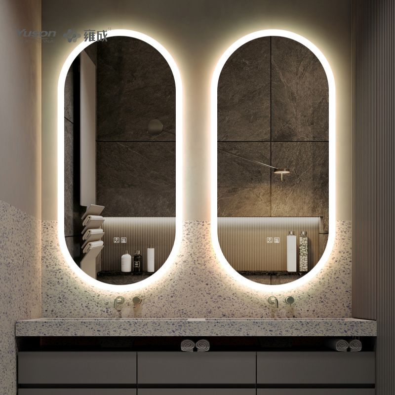 YS57203	Mordern Round Shape LED bathroom mirror, Backlit bathroom mirror