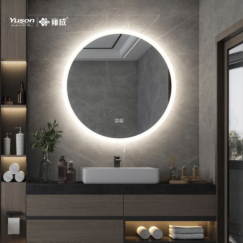 YS57203	Mordern Round Shape LED bathroom mirror, Backlit bathroom mirror