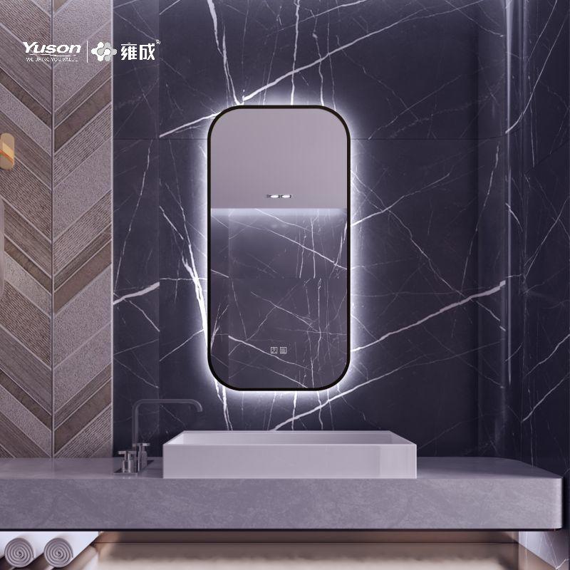 YS57301R	Mordern Rectangle Shape Aluminum Frame LED bathroom mirror, Illuminated vanity mirror