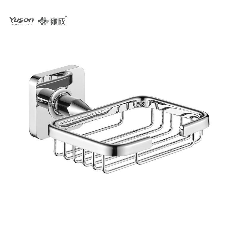 10185B Sleek Bathroom accessories, Soap baskets, Wall- mounted, Soap dishes,Brass Soap holder, square wall mount (Series 10100)